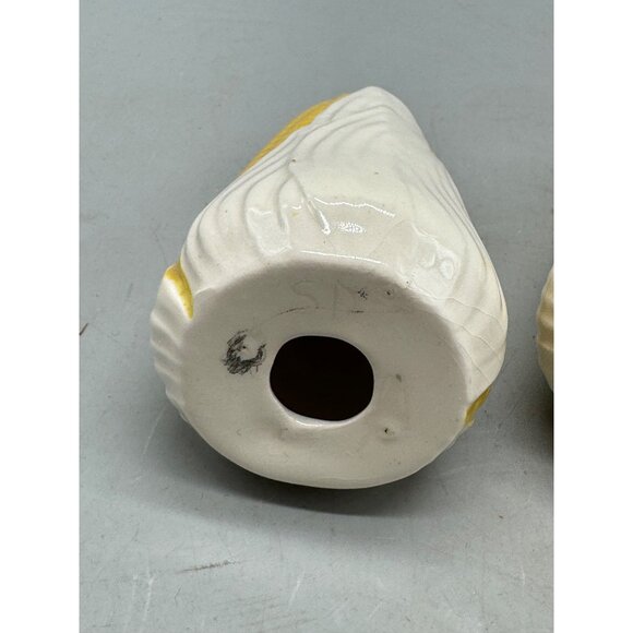 Ceramic Corn On The Cob Shaped Salt & Pepper Shakers Hand-Painted Kitchen READ - Picture 9 of 14